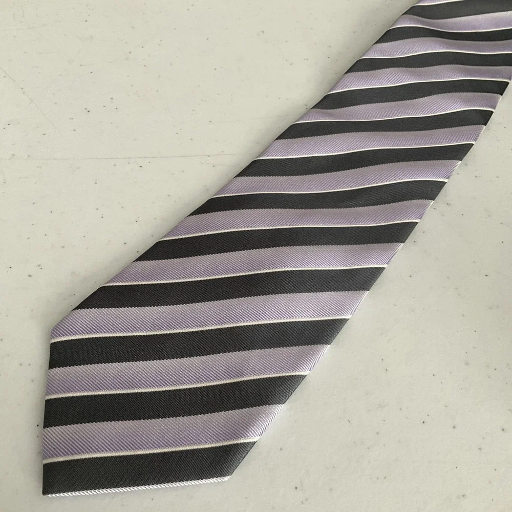 Hugo Boss Tie classic silk Retro luxury Neckwear Italy